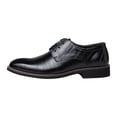 thumbnail image 2 of LSLJS Chaussures en Cuir pour Hommes, Chaussures en Cuir Rétro Britanniques pour Hommes à Bout Pointu avec Bride, Chaussures Habillées pour Hommes, 2 of 3