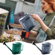 MTBLYS Watering Can 1.8 Liter Long Nozzle Sprinkler Transparent Plastic Fine Water Holes Removable Indoor Outdoor Watering
