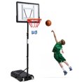 thumbnail image 1 of Portable Basketball Hoop Outdoor, 5.2-10 Ft Height Adjustable Basketball Hoops & Goals with 44" Shatterproof Backboard and 18" Basket Rim for Kids, Teens, Adults, 1 of 8
