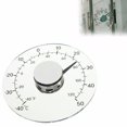 thumbnail image 1 of Outdoor Thermometer Round Adhesive Patio Thermometer Wall Window Thermometer, 1 of 9