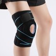 thumbnail image 3 of Sports Knee Brace Adjustable Knee Band Knee Protective Bandage with Spring Support, 3 of 7