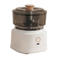 thumbnail image 2 of Rongfmy Food Processor Blender Chili Pepper Shredder 350ml Kitchen Tools Electric Garlic white, 2 of 9