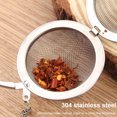thumbnail image 4 of Youkk Stainless Steel Mesh Tea Ball with Chain Tea Infuser Strainers Interval Diffuser for Drain Rinse Coffee Rice, L, 4 of 9