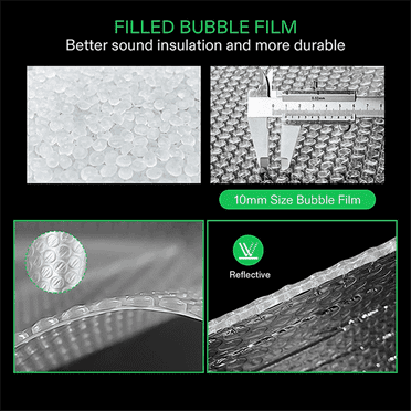 Film Bulle Isolant à Bande Réfléchissante Réfléchit les Rayons Ultraviolets et Film Thermique pour Nécessiter une Barrière à Vapeur
