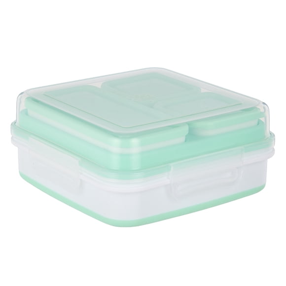Cool Gear Expandable Bento Box Turquoise