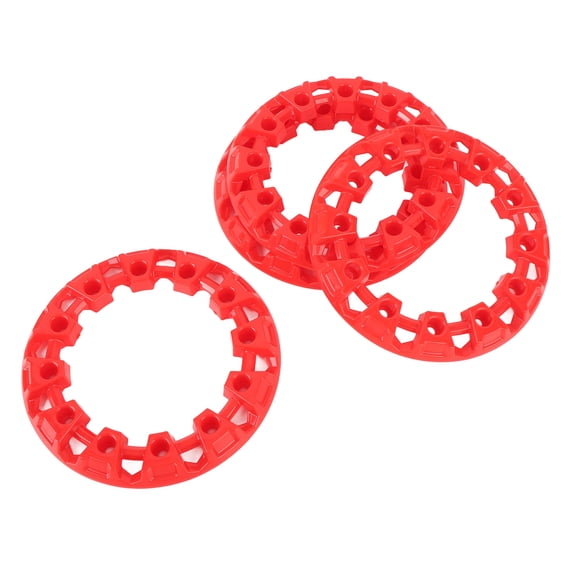 4pca Garniture de Moyeu de Roue ATV Universelle 6 Pouces Garniture de Moyeu de Roue Décor Pneus en Plastique Garde pour ATV Go Kart