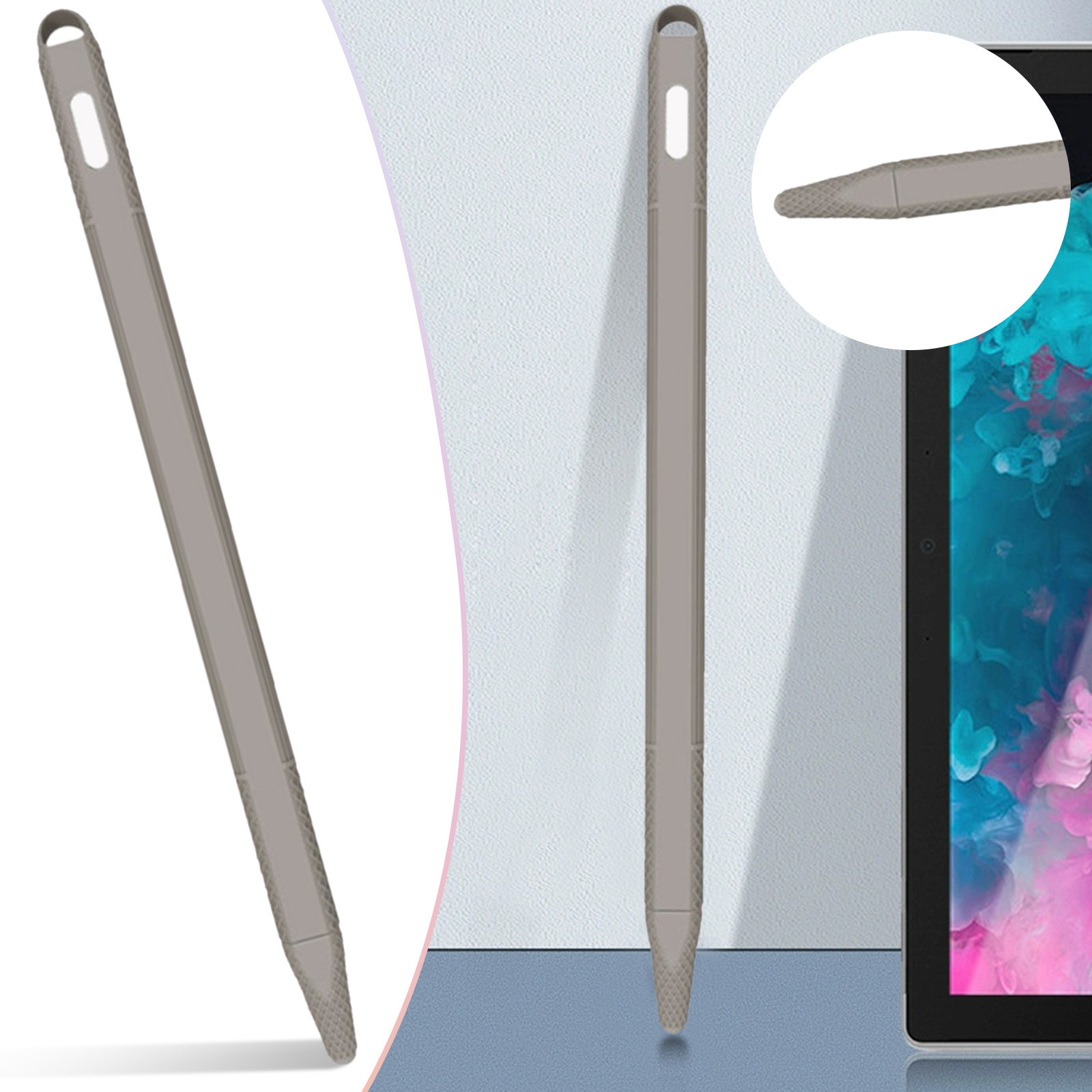 WIFKLSIIPG Compatible avec Apple Pen Génération 2 Étui de Protection Compatible avec Apple Pencil Étui en Silicone Apple Étui en Silicone pour Stylo de Couleur