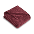 thumbnail image 2 of Mainstays Black Crimson Chenille Throw, 50" x 72", 2 of 6