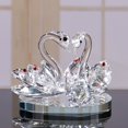 thumbnail image 1 of Crystal Swan Ornament Home Decoration Crafts Crystal Decoration Living Room, 1 of 5