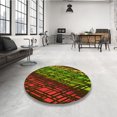 thumbnail image 4 of Ahgly Company Machine Washable Indoor Rectangle Transitional Night Red Area Rugs, 2' x 3', 4 of 7
