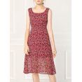 thumbnail image 2 of INSPIRE CHIC Robe Midi Sans Manches Vintage à Imprimé Cerise pour Femmes, 2 of 6