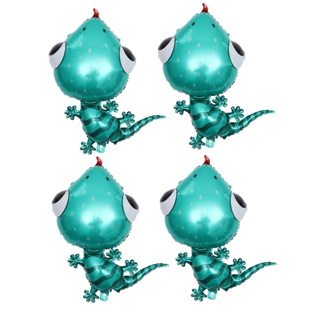 4Pcs Cartoon Animals Foil Balloons Creative Animals Shaped Balloons Inflatable Foil Balloons