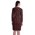 thumbnail image 4 of Moomaya Chandail à Capuchon à Manches Longues Imprimé, Robe T-Shirt en Jersey avec Poches, 4 of 6