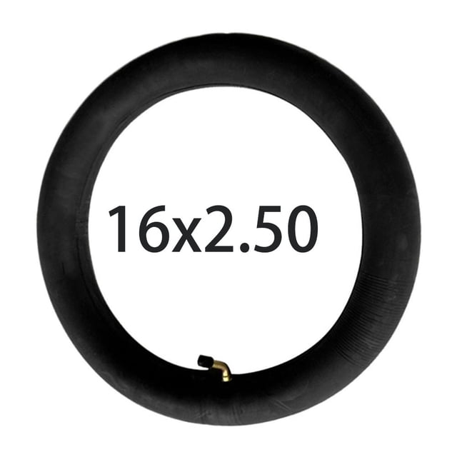 MYG for 16 Inch Butyl Rubber Inner Tube for Electric Scooters and E-Bikes, 16x2.50 Size, for Durable Black Replacement Tire Tube, Compatible with for Various Models