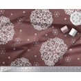 thumbnail image 3 of Soimoi Modal Satin Fabric Mandala Decorative Printed Fabric 1 Yard 42 Inch Wide, 3 of 3