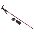 thumbnail image 1 of Unique Bargains Trekking Poles Collapsible Telescopic Hiking Pole 43 Inch T Handle, Red, 1 of 5