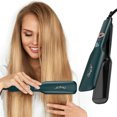 thumbnail image 2 of CkeyiN Wide Plate Hair Straightener, Digital LCD Display, Lock temperature Straightener,12-Speed Temperature Control Wide Board 44mm Straight Hair Board + Hair Clips, 2 of 8