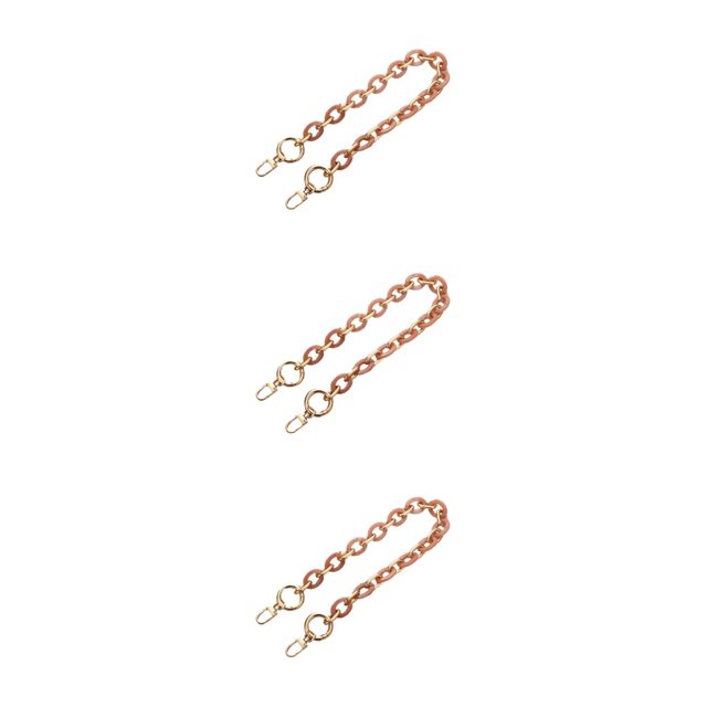 Redempat Resin Bag Chains Vibrant And Fashion-forward Bag Add-ons Easy To Install L204-FS 3Set