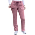 thumbnail image 1 of Adar Pro Pantalon d'Uniforme Ajusté à Jambe Fuselée pour Femmes, Heather Wine, 2X, 1 of 7