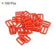 thumbnail image 3 of Unique Bargains Orange Tri-Glide Slide Buckles Webbing Strap Fastener (100 Pack), 3 of 5