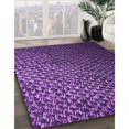 thumbnail image 3 of Ahgly Company Tapis d'Intérieur Lavable en Machine Carré Violet Transitionnel, 4 Pieds Carré, 3 of 7