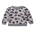 thumbnail image 1 of Hauts Assortis pour la Famille Mère Fille Fils Chemise Léopard à Manches Longues, 1 of 6