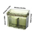 thumbnail image 3 of Clearance! Eggs Container With Handle Eggs Stand For Refrigerator Door With 2 Small Storage Box Kitchen Eggs Organizer For Cabinet Countertop Clarence Items Returns Pallet #31, 3 of 7