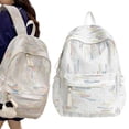 thumbnail image 1 of AKEGAMN Clearance! Sequin Daypack Cute Backpack With Plush Zipper Pull Lightweight Large Capacity [ Material] Crafted from fabric designed to withstand the rigors of daily use while keeping its aest, 1 of 9