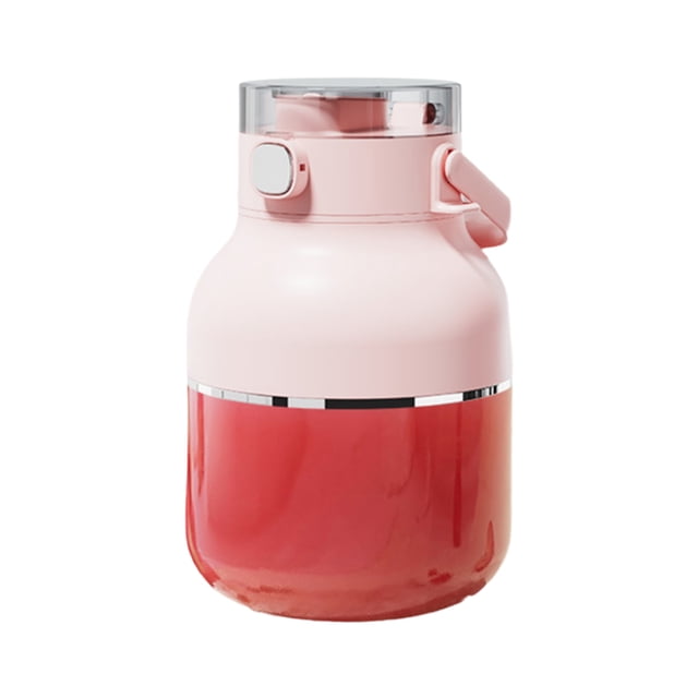 Wweixi Mini Juicer Blender Large Capacity And Efficient For On Go Durable Powerful Juice Blender Portable pink 4-blade knife