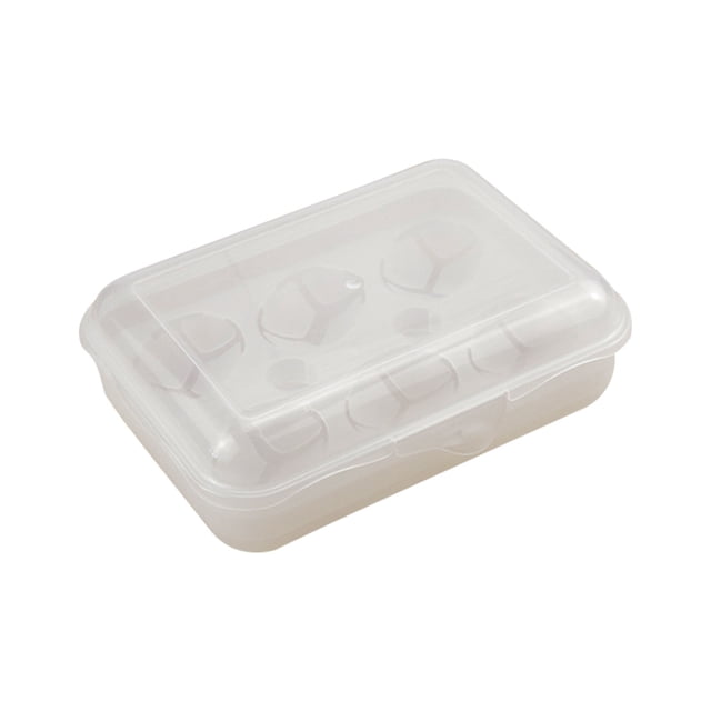 Étui Distributeur Portable à 6 Fentes pour Oeufs - Boîte de Protection Antichoc pour Rangement d'Oeufs, Camping, Randonnée, Pique-Nique en Plein Air