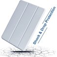 thumbnail image 4 of Étui pour IPad Air 4 10,9 Pouces [4e Génération] [Protection des Coins] Visionnement Multi-Angle avec Porte-Crayon, Fonction Béquille, Réveil/sommeil Automatique - Glace, 4 of 5