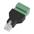 thumbnail image 1 of DEWIN 1Pcs Connecteur Adaptateur de Bornes à Vis Ethernet RJ12 6P6C Mâle vers 6 Broches, 1 of 14