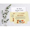 thumbnail image 4 of Inkdotpot 30Jungle Animals Gender Neutral Baby Shower Book Request Cards Bring A Book Instead Of A Card Baby Shower Invitations Inserts Games, 4 of 6