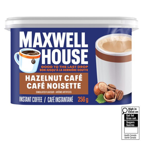 Mélange Instantané De Café Noisette Maxwell House, Bidon