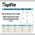 thumbnail image 2 of TOPTIE Short de Soccer pour Grands Garçons, Shorts de Course de 8 Pouces avec Poches-Rouge/blanc-P/ 8, 2 of 7