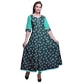 thumbnail image 1 of Bimba Anarkali Long à Imprimé pour Femmes Tunique Ethnique Indienne Décontractée, 1 of 6