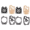 thumbnail image 1 of 2Set Carburetor Diaphragm Repair Gasket Kits Carburetor Service Kit with Paper Pad and Gasket for Trimmer Lawn Mower, 1 of 14