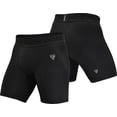 thumbnail image 1 of RDX MMA Compression Shorts, Lightweight Trunks for Kick boxing Training Cage Fighting Muay Thai BJJ Grappling and Combat Sports, Base Layer Short for Fitness Running Exercise Bodybuilding Workout, 1 of 5