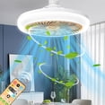 thumbnail image 4 of Kadlawus Smart Remote Control Ceiling Fan Light, E27 Base Integrated Fan and LED Lighting, Adjustable Brightness and Wind Speed for Bedroom, Living Room, Study, 4 of 6