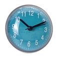 thumbnail image 2 of Waterproof Bathroom Wall Clock with Suction Cup Mount and Quiet Quartz Movement for Shower Use, 2 of 6