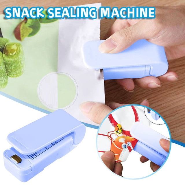 Xihbxyly Scelleuse de Sacs Machine de Scellage Collation Machine de Scellage de Sacs en Plastique Mini Scelleuse de Sacs pour Croustilles, Sacs en Plastique Rangement Alimentaire