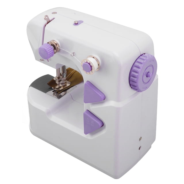 Mini Machine à Coudre, Machine à Coudre Portable en Acier Inoxydable avec Lumière DEL pour la Maison Prise EU, Prise US, Prise UK