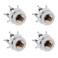 thumbnail image 3 of Wheel Valve Covers, Crown Shape Copper Core Wheel Stem Valve  Wearproof  For Cars Trucks Bicycles White, 3 of 8