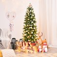 thumbnail image 2 of Patiojoy 6FT Pre-lit Hinged Artificial Pencil Fir Christmas Tree with UL-listed Lights, 2 of 10