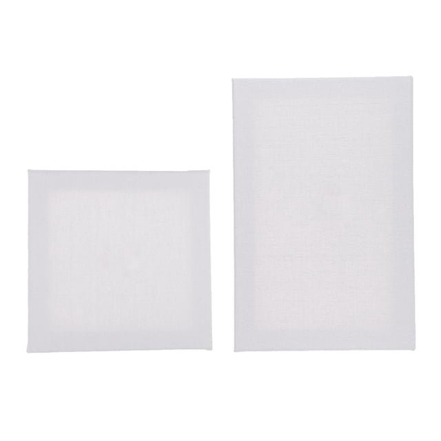 GUOOL White Blank Canvas Board Wooden Frame for Oil Acrylic Painting