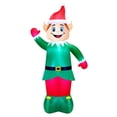 thumbnail image 1 of Occasions Noël Elfe ondulant colossal gonflable de 20 pieds, 1 of 9