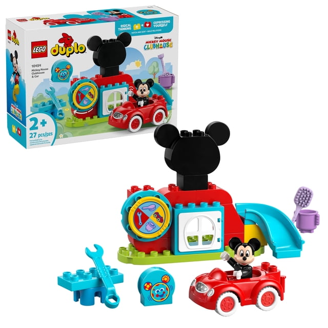 LEGO DUPLO Disney Mickey Mouse Clubhouse & Car 10454 Ensemble de construction (27 pièces)
