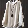 thumbnail image 4 of Women's Solid Color Knitted Vest Loose Large Sized Versatile Coat for Layering over Shirts or Tees, Soft Knit Fabric, 4 of 5