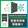 thumbnail image 4 of Filterbuy 16x25x1 Air Filter MERV 8 Odor Eliminator, HVAC AC Furnace Air Filters Replacement (1-Pack), 4 of 9