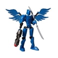thumbnail image 1 of Blue Action Figure Robot Toy With 13 Movable Joints And Wings 3D Printed Model Kit For Diy Customization And Stress Relief 6 Inches Tall, 1 of 4